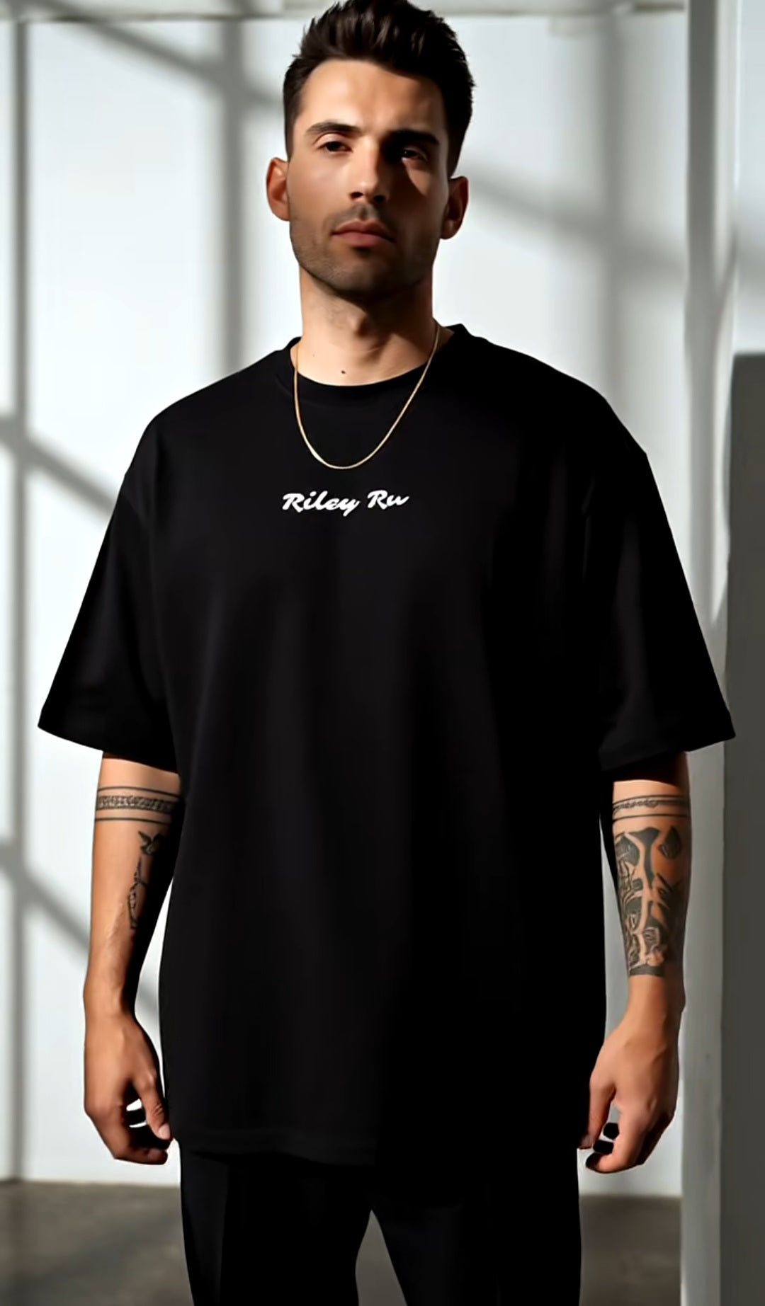 RILEY RU Logo Lettering Unisex DryBlend® T-Shirt