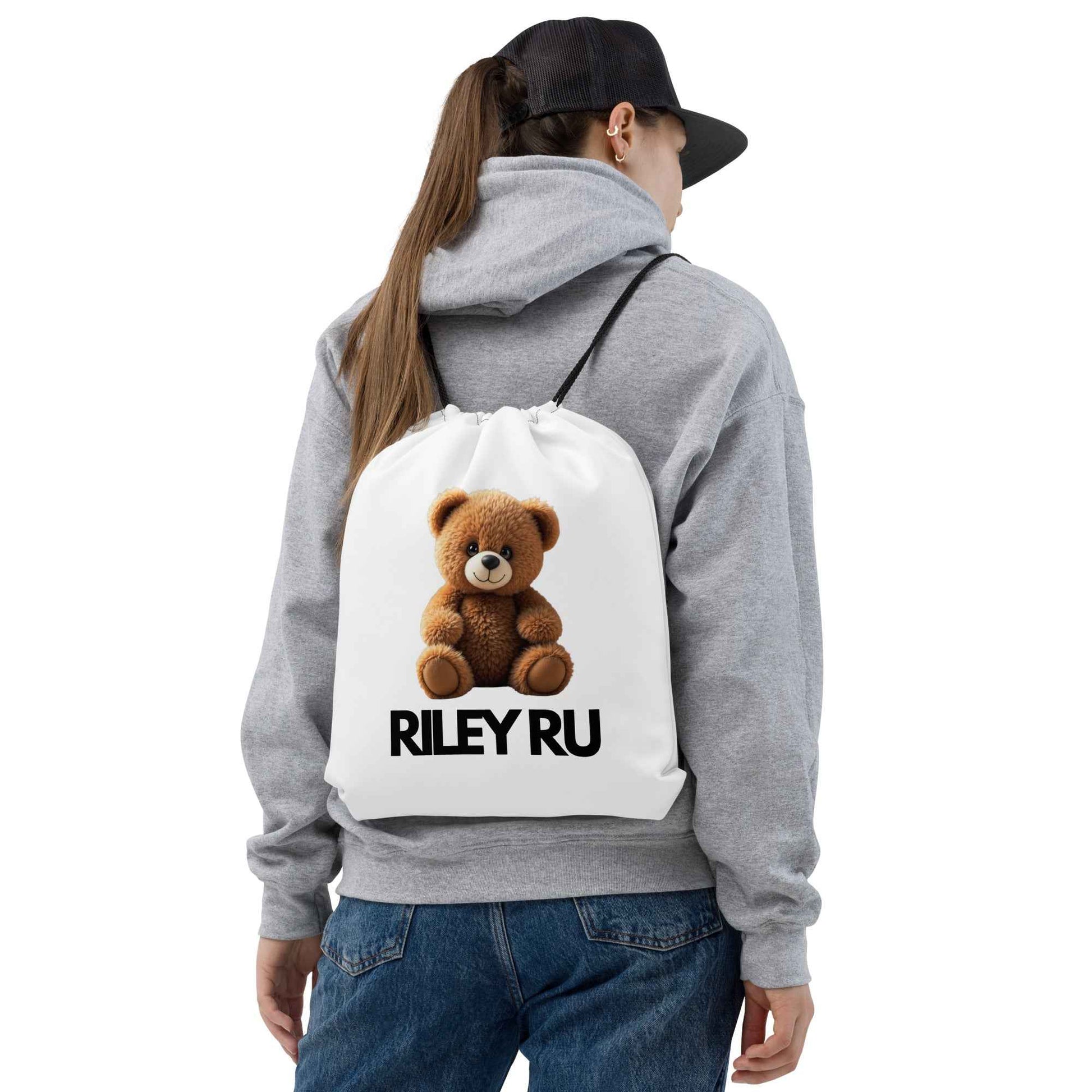 RILEY RU Teddy Drawstring Bag