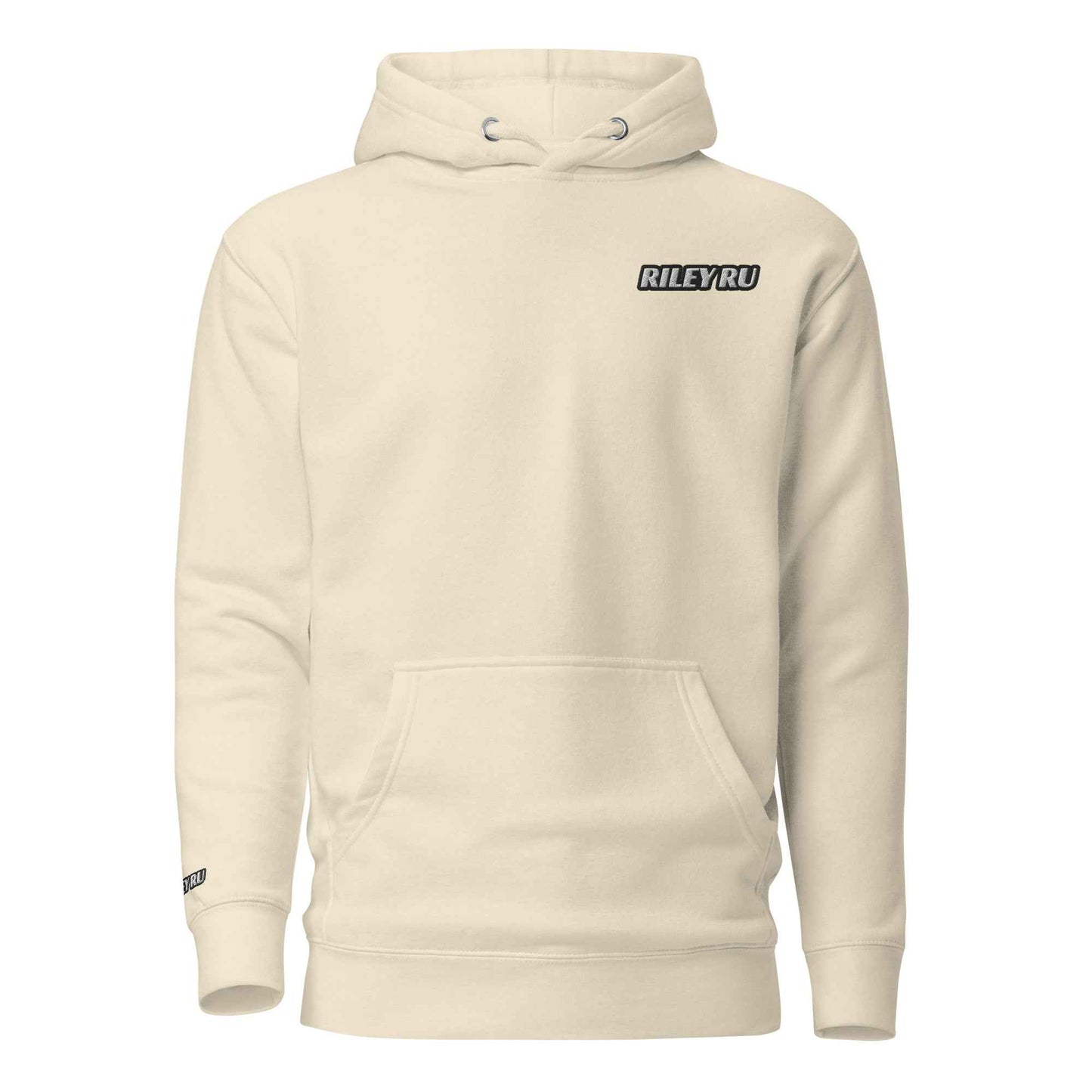 RILEY RU Embroidered Logo Sport Unisex Hoodie