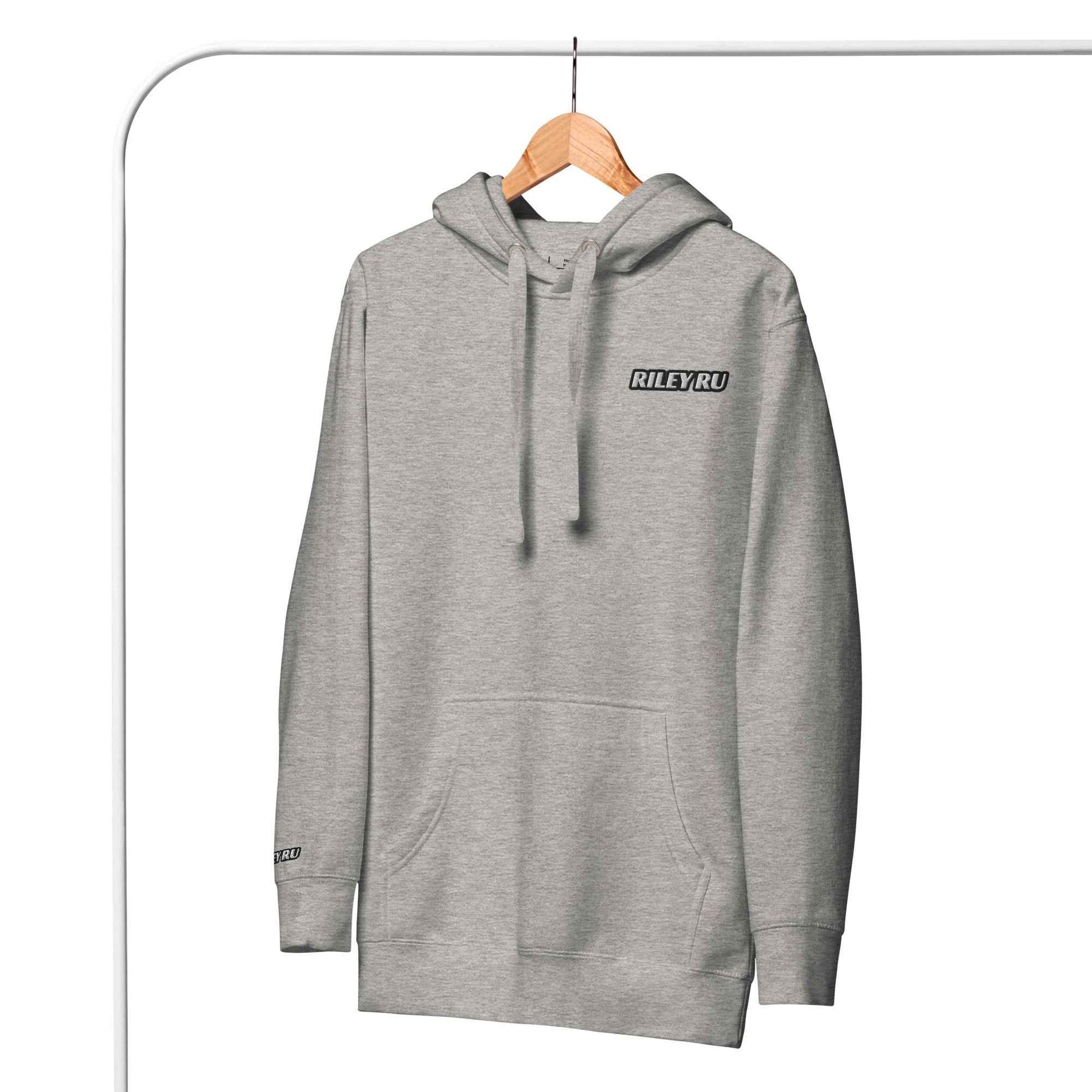 RILEY RU Embroidered Logo Sport Unisex Hoodie