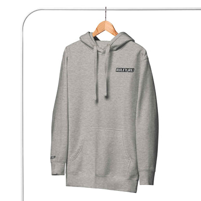 RILEY RU Embroidered Logo Sport Unisex Hoodie