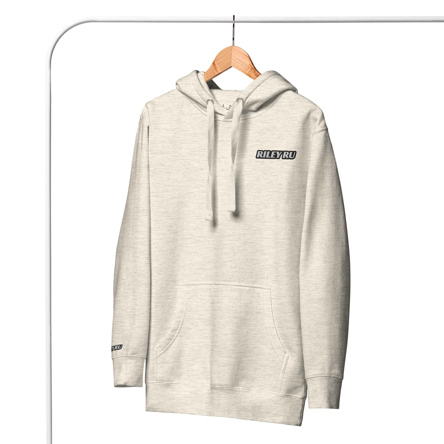 RILEY RU Embroidered Logo Sport Unisex Hoodie