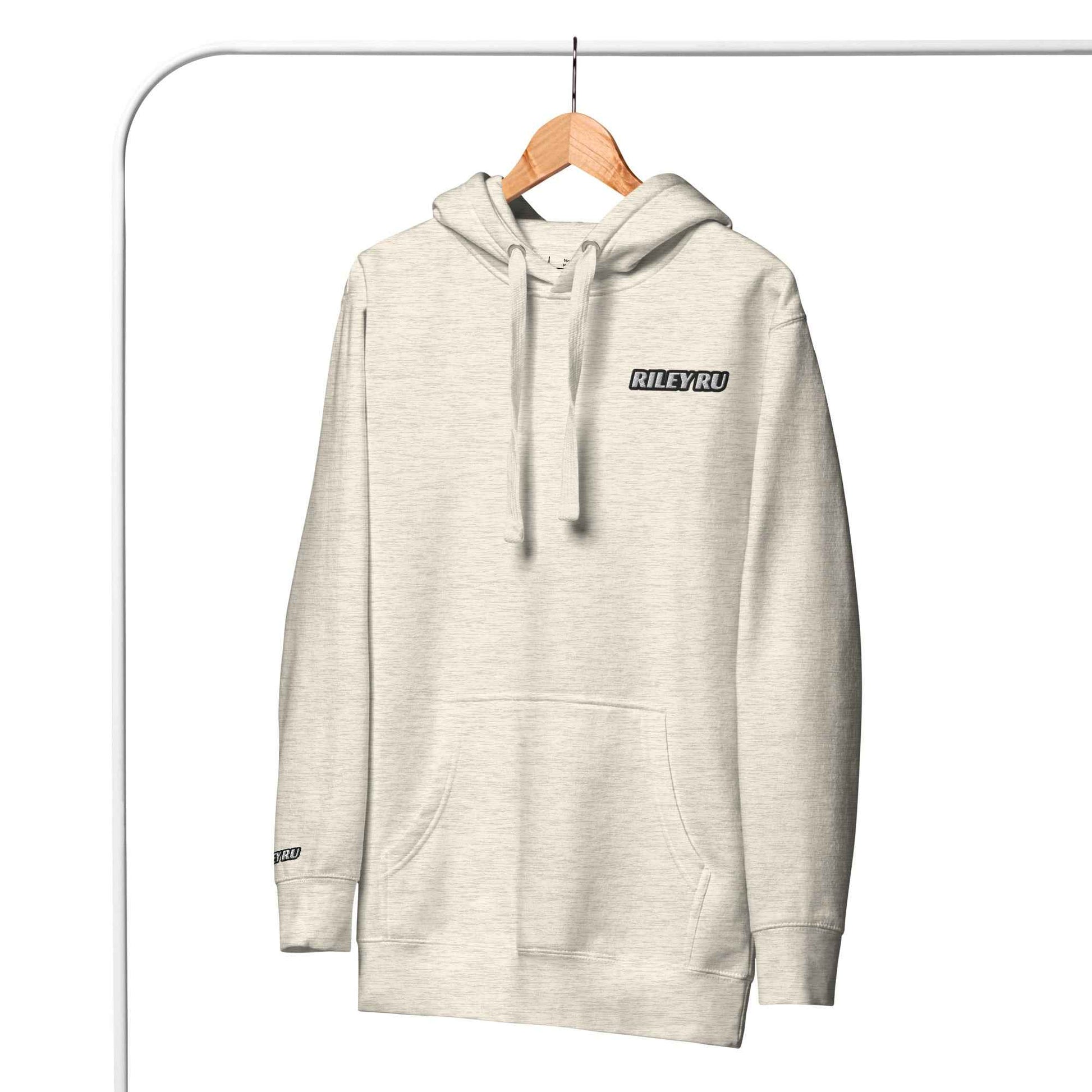 RILEY RU Embroidered Logo Sport Unisex Hoodie