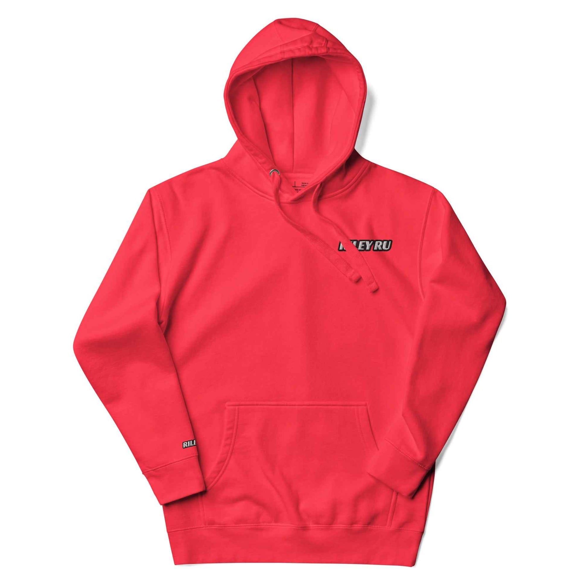 RILEY RU Embroidered Logo Sport Unisex Hoodie