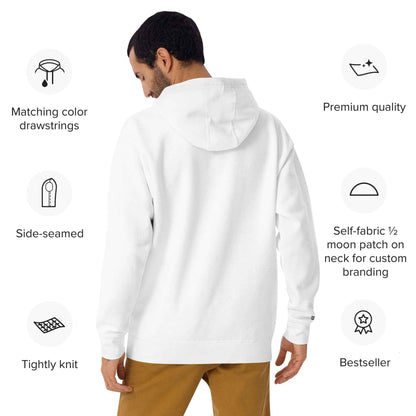 RILEY RU Embroidered Logo Sport Unisex Hoodie