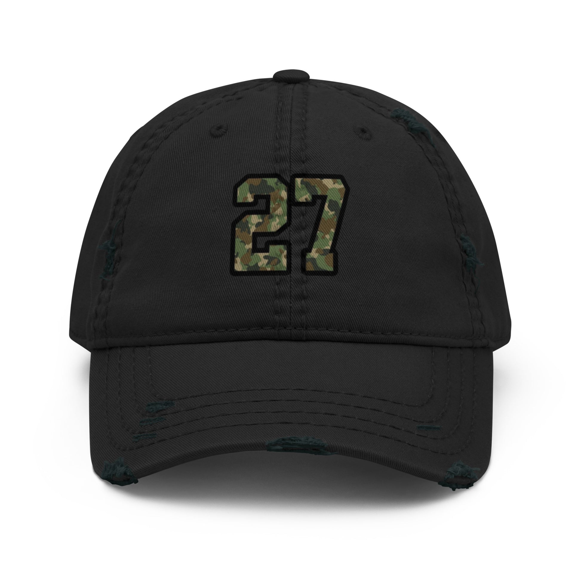 Black cap with a turtle embroidered on a white background