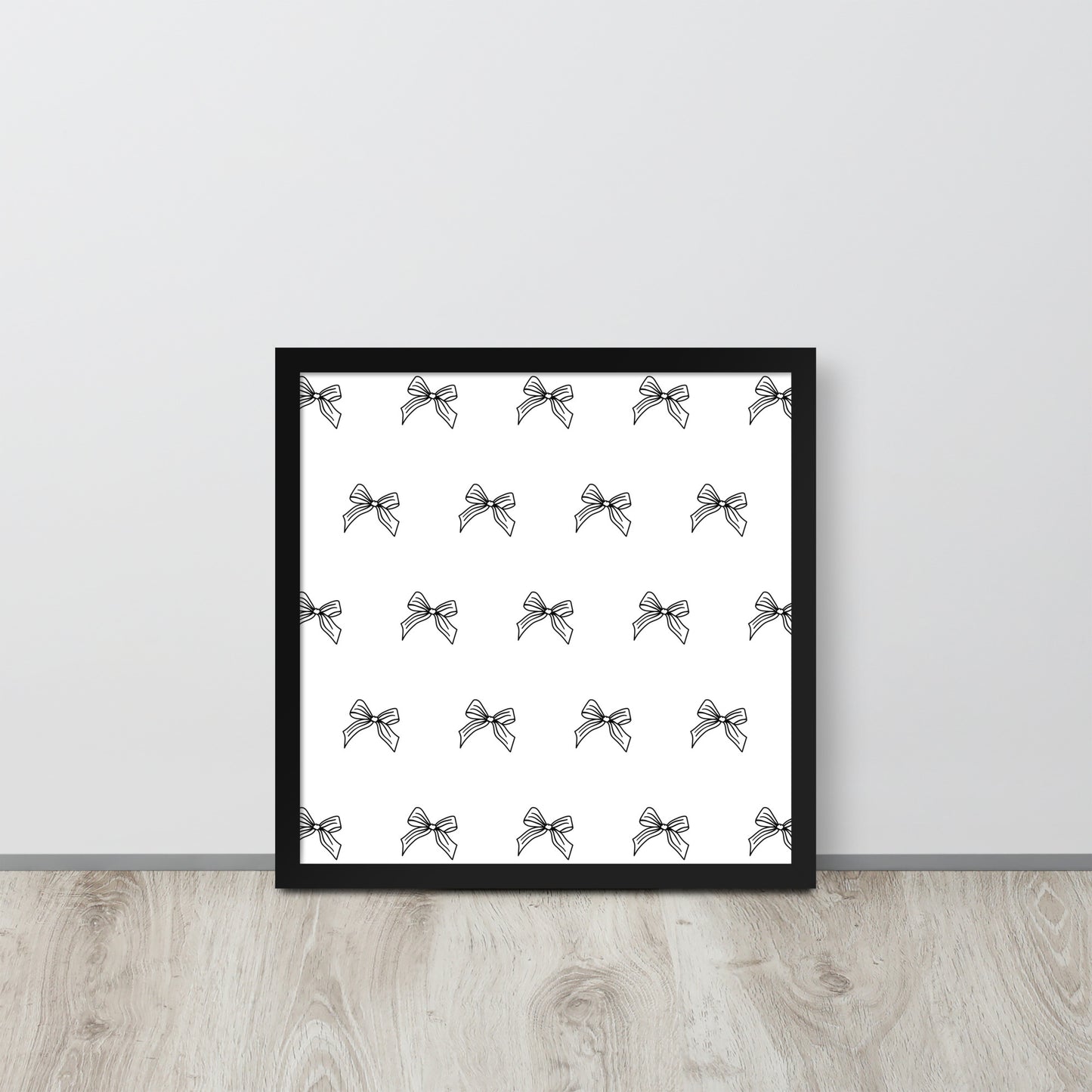 RILEY RU Sketched Bow - Framed poster