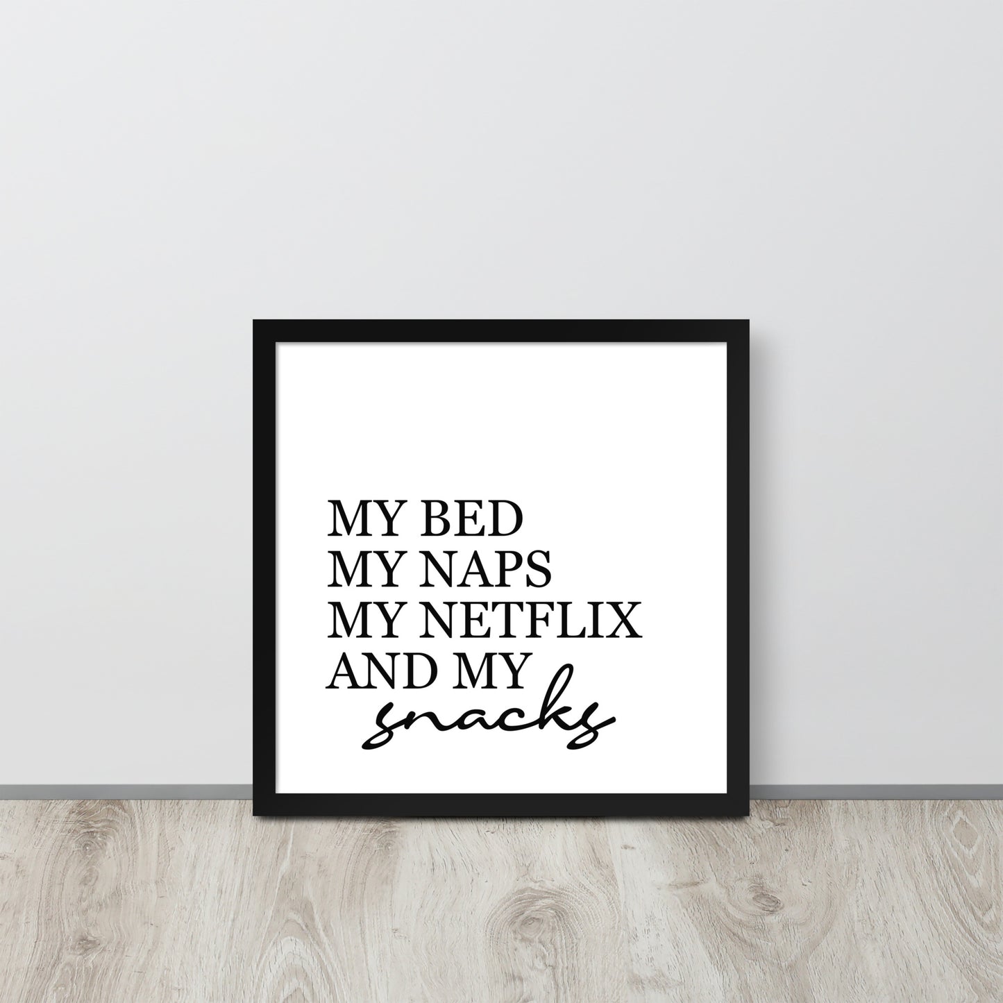 RILEY RU - Snack - Framed poster