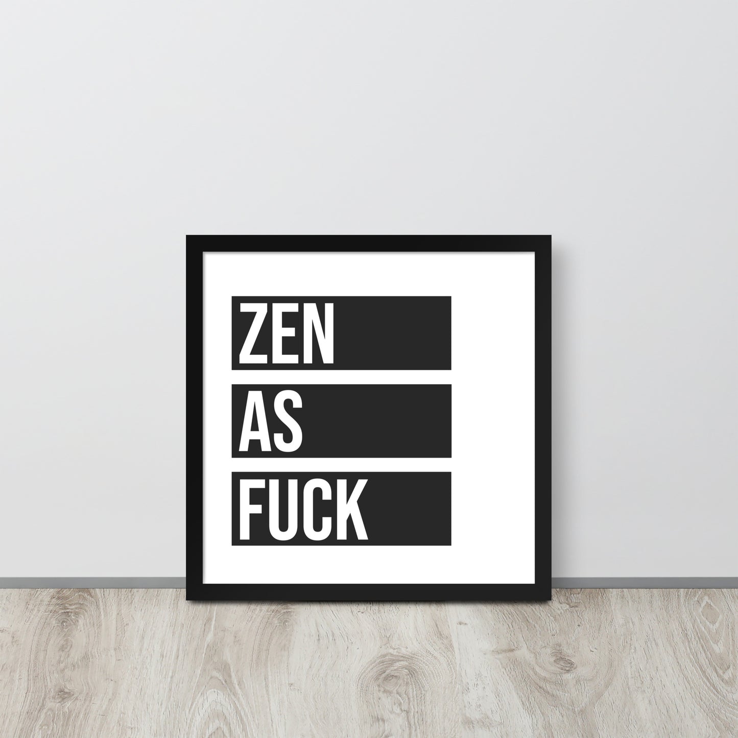 RILEY RU - Zen as - Framed poster