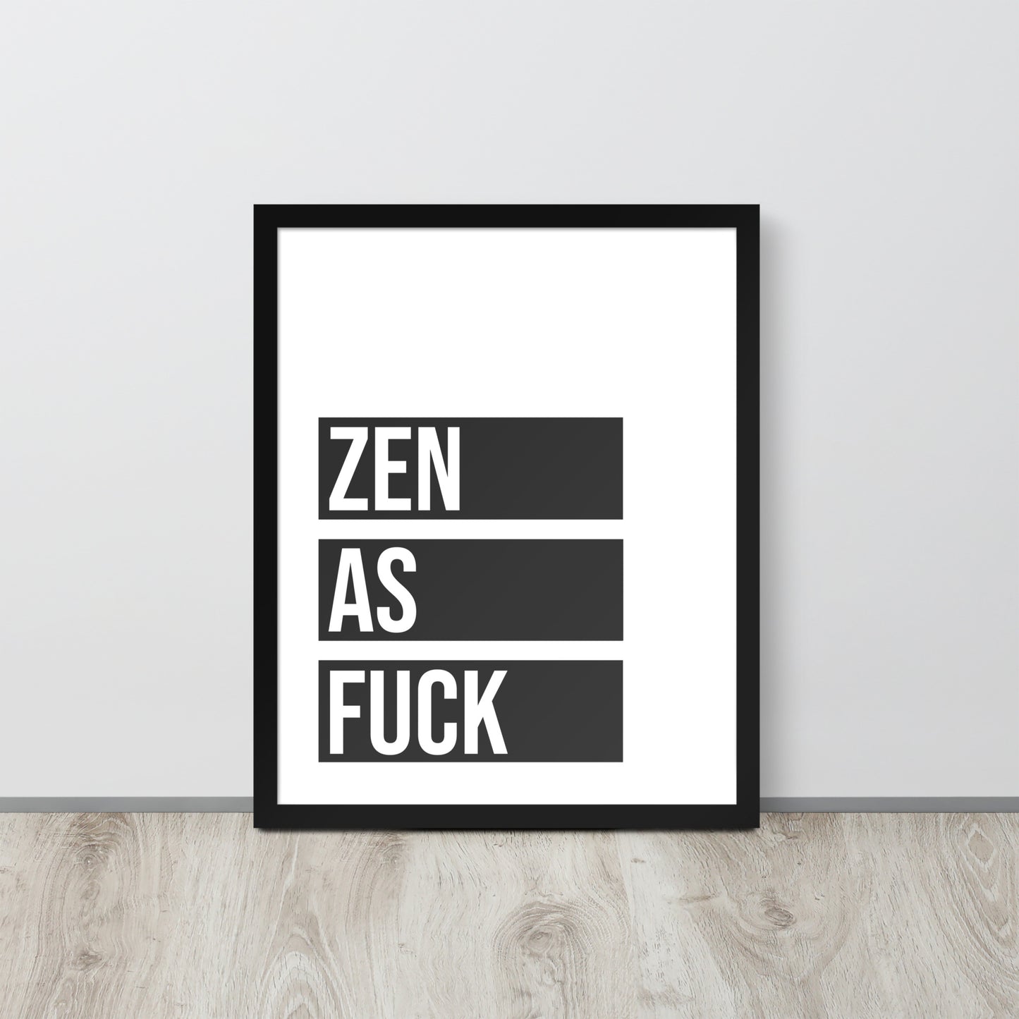 RILEY RU - Zen as - Framed poster