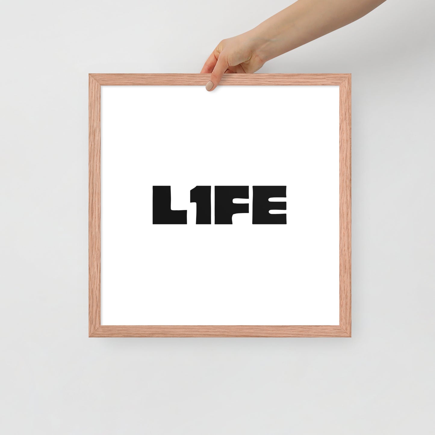 RILEY RU - L1FE - Framed poster