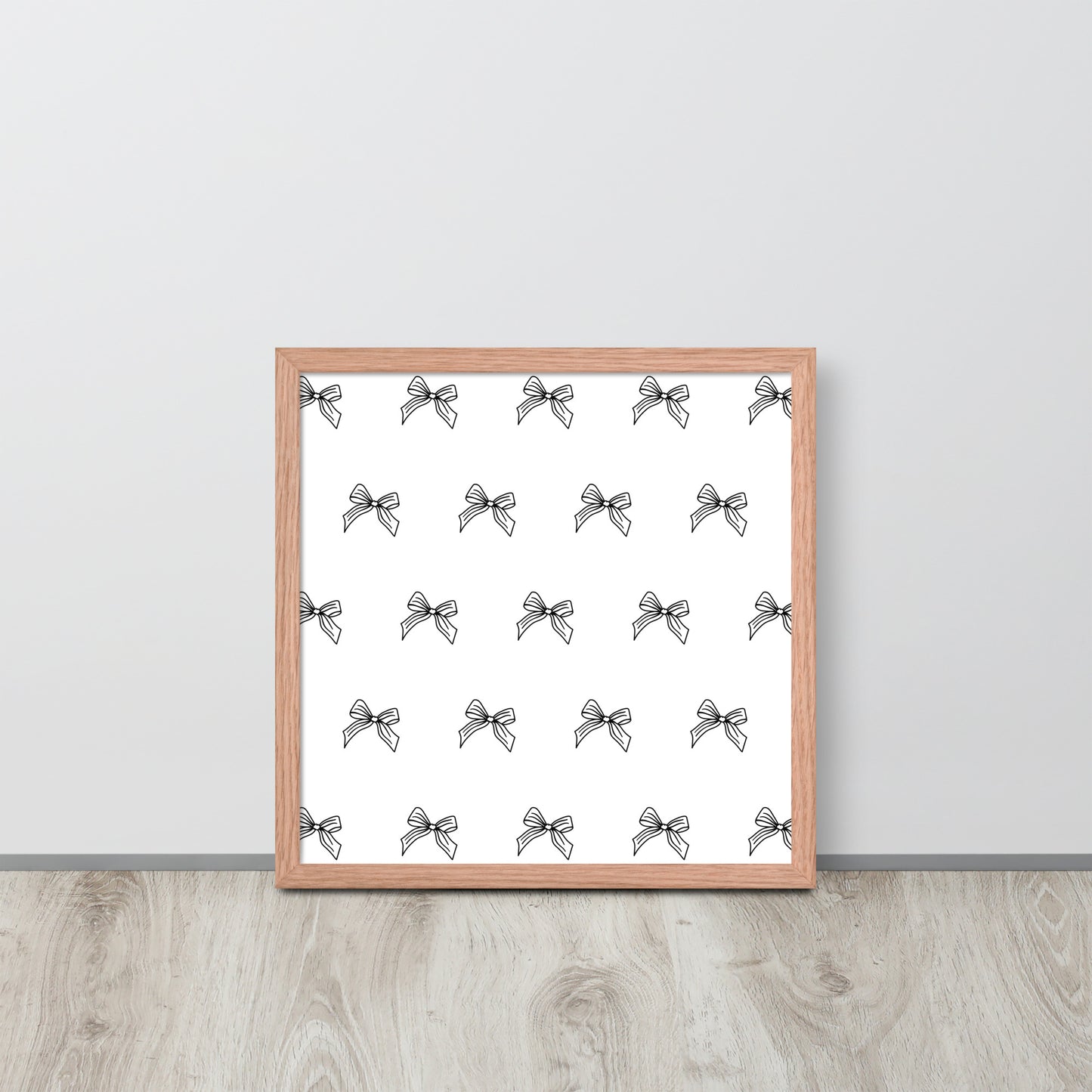RILEY RU Sketched Bow - Framed poster