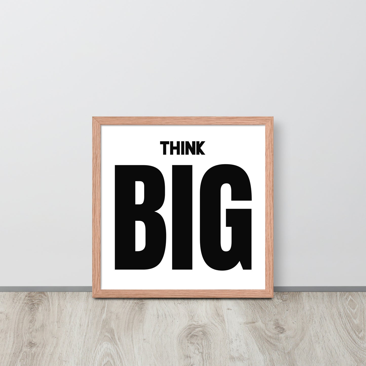 RILEY RU - Think Big - Framed poster