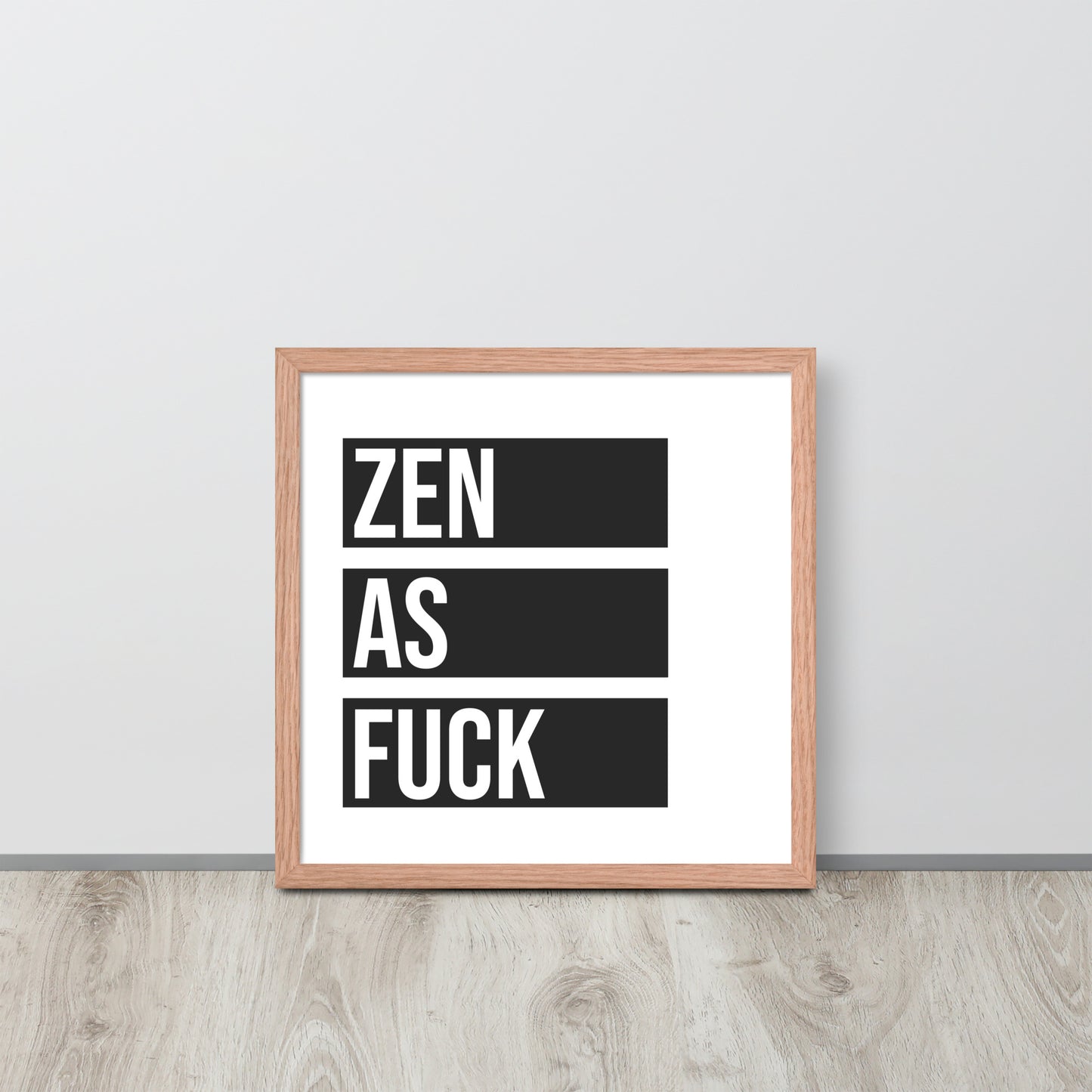 RILEY RU - Zen as - Framed poster