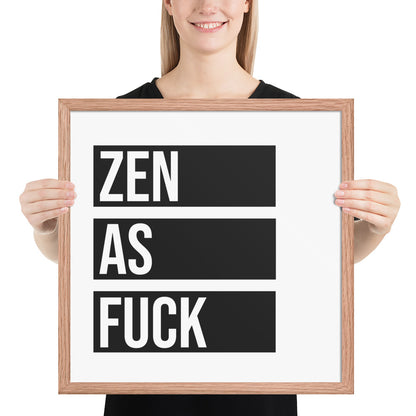 RILEY RU - Zen as - Framed poster