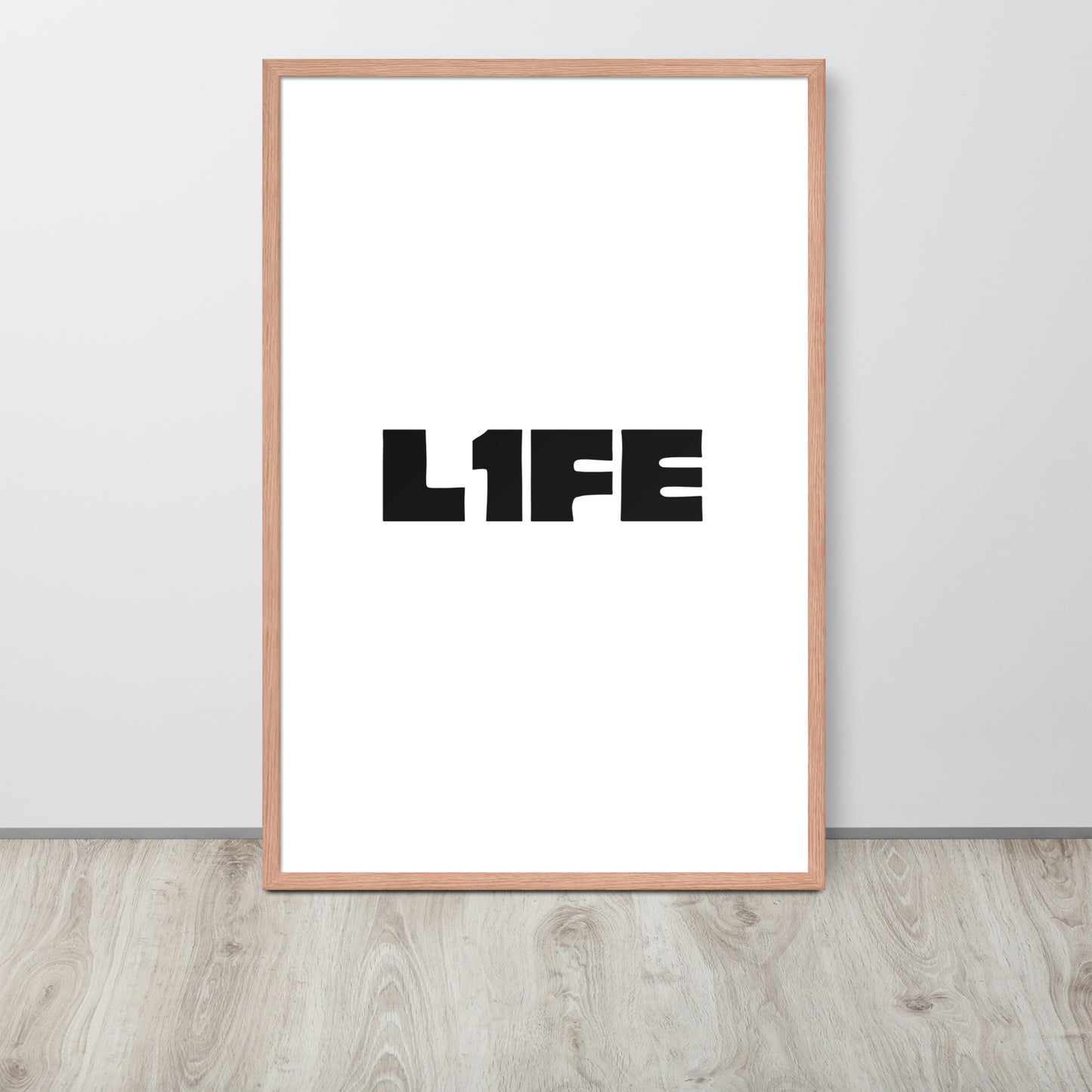 RILEY RU - L1FE - Framed poster