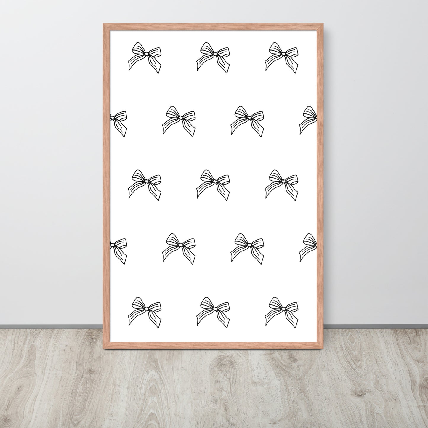 RILEY RU Sketched Bow - Framed poster