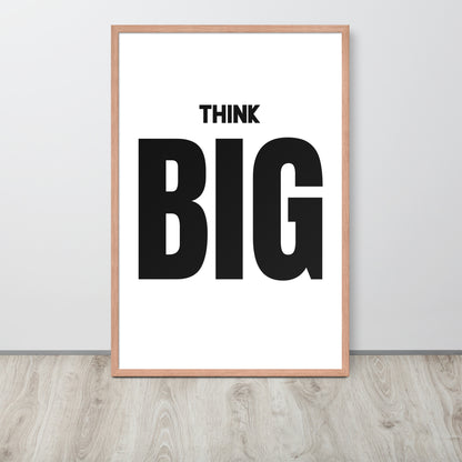 RILEY RU - Think Big - Framed poster