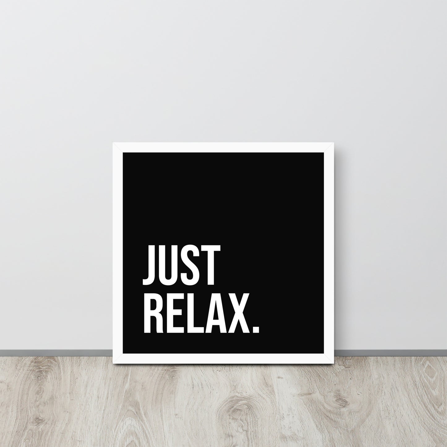 RILEY RU - Just Relax - Framed poster