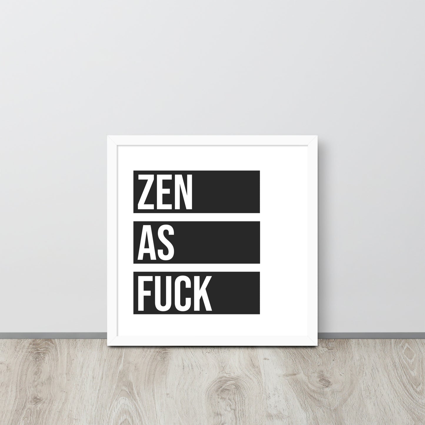 RILEY RU - Zen as - Framed poster