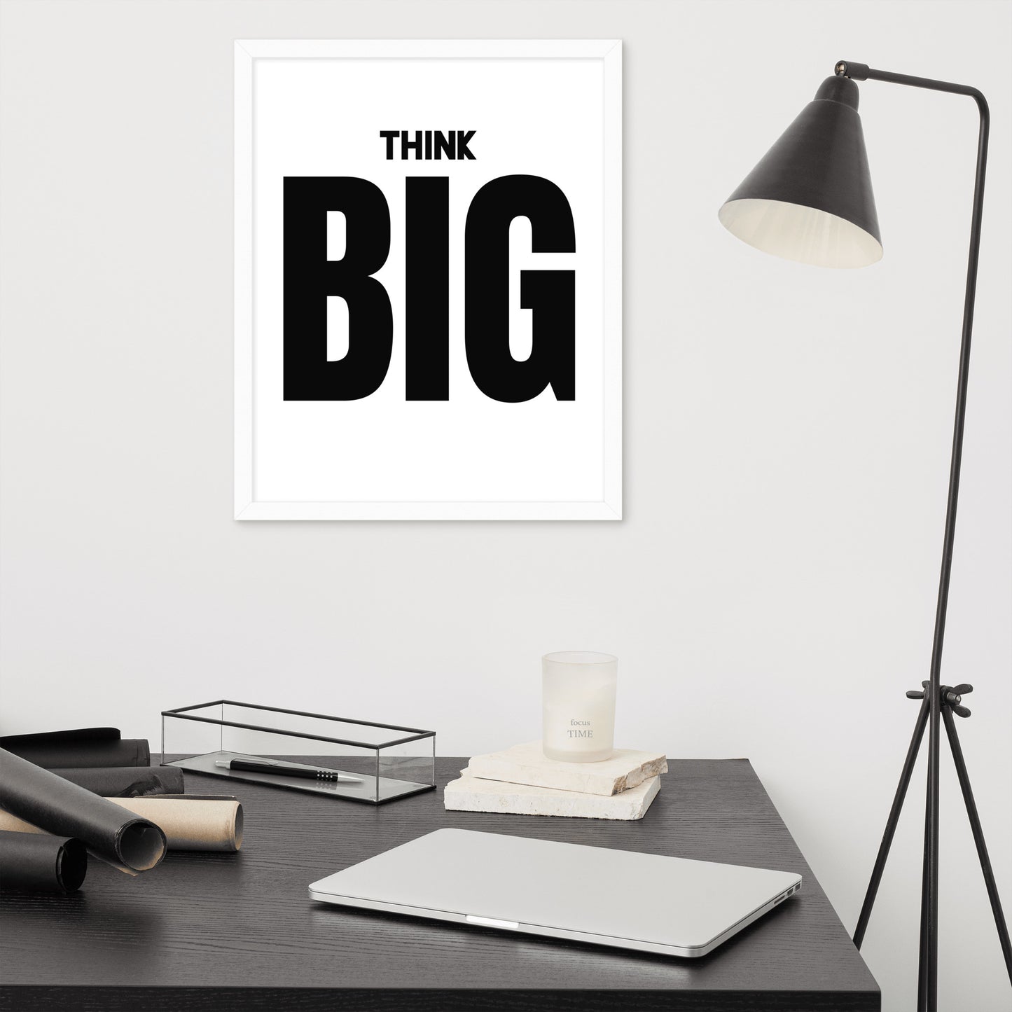 RILEY RU - Think Big - Framed poster