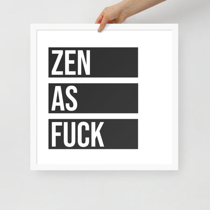 RILEY RU - Zen as - Framed poster
