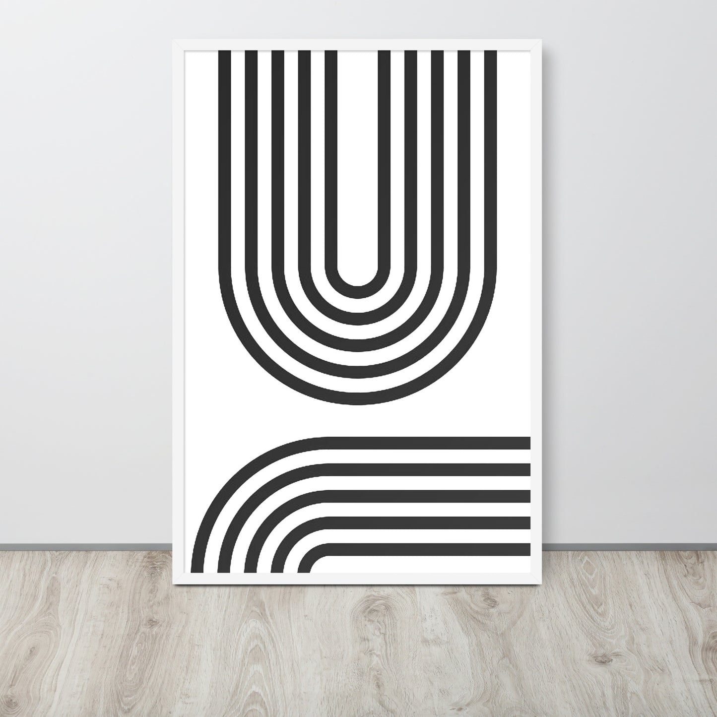 RILEY RU - Geometric - Framed poster