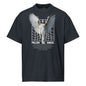 Black t-shirt with 'Fallen Angel' graphic design on a white background