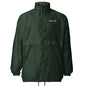 Green jacket with 'RILEY RU' logo on a white background
