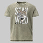 Green t-shirt with a wolf graphic and 'Stay Wild' text on a white background