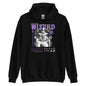 Black hoodie with a wizard graphic and 'Wizard' text on a white background