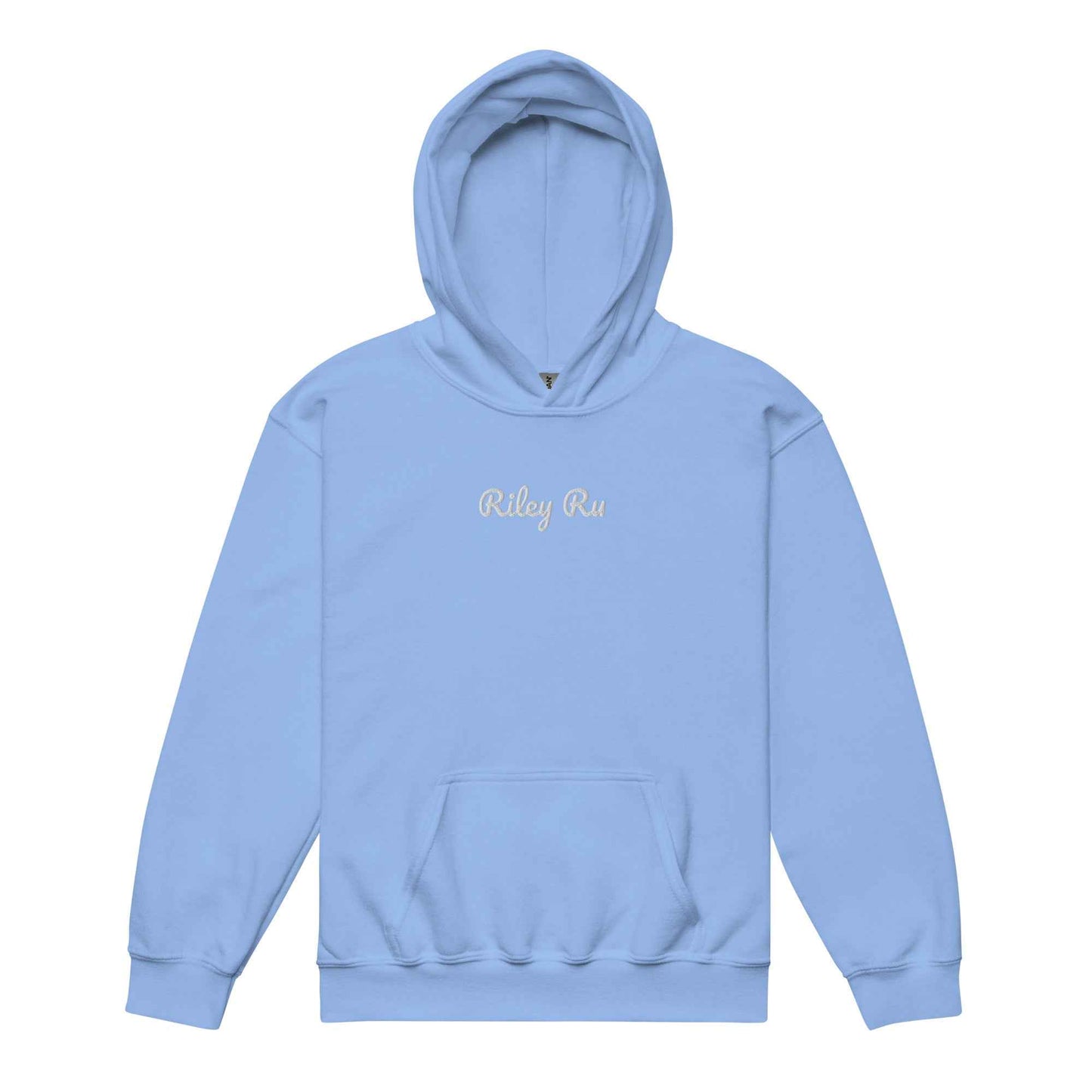 RILEY RU Embroidered Logo Youth Hoodie