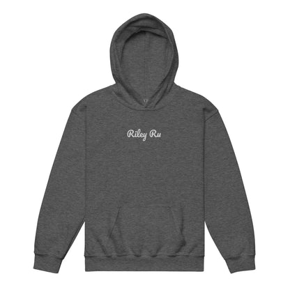RILEY RU Embroidered Logo Youth Hoodie